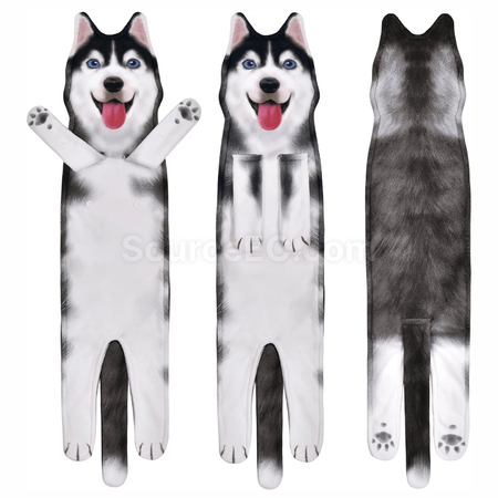 禮品訂造創意逼真動物可懸掛擦手毛巾紀念品