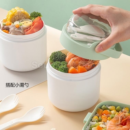 禮品訂造帶蓋手提湯飯壺紀念品