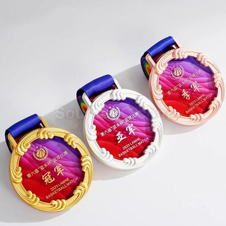 禮品訂造海浪金屬獎牌紀念品