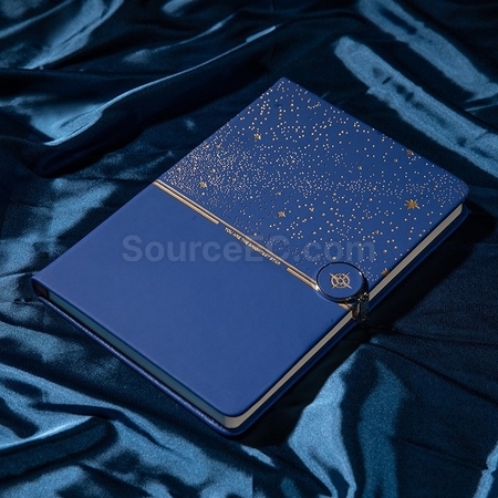 禮品訂造星空磁扣筆記簿紀念品