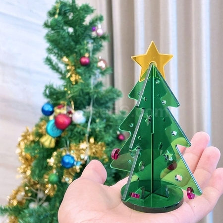 禮品訂造訂製啞克力聖誕樹紀念品