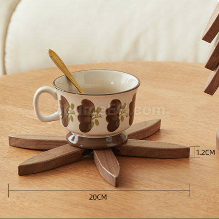 禮品訂造樹型隔熱墊杯墊紀念品