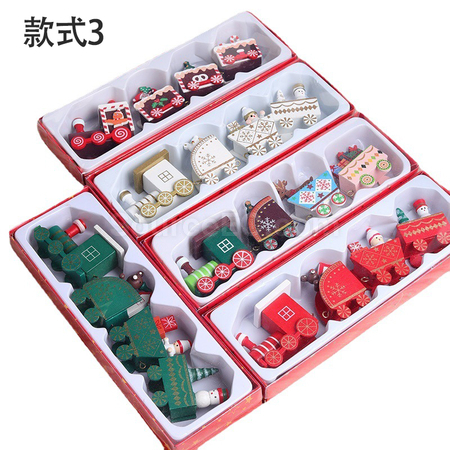禮品訂造聖誕小火車桌面擺件紀念品