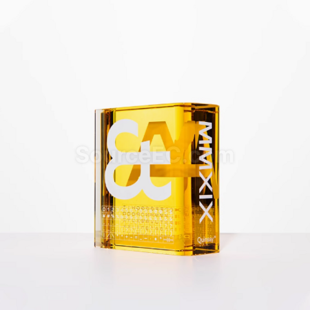 禮品訂造彩色水晶獎座紀念品