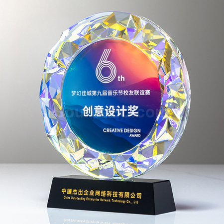 禮品訂造水晶獎座紀念品