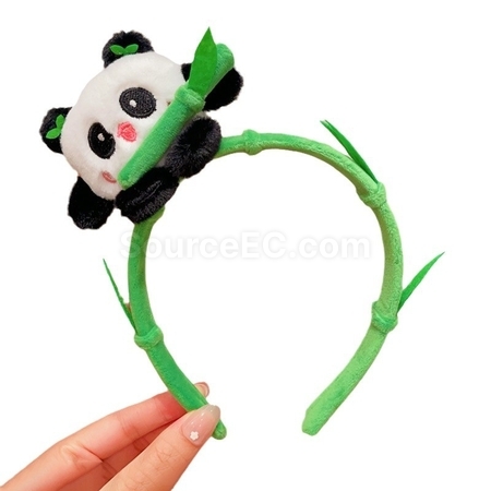 禮品訂造熊貓發箍紀念品