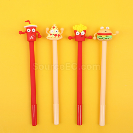 禮品訂造可愛美食中性筆紀念品