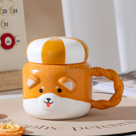 禮品訂造可愛動物馬克杯紀念品