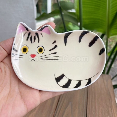 禮品訂造貓咪醬油碟紀念品
