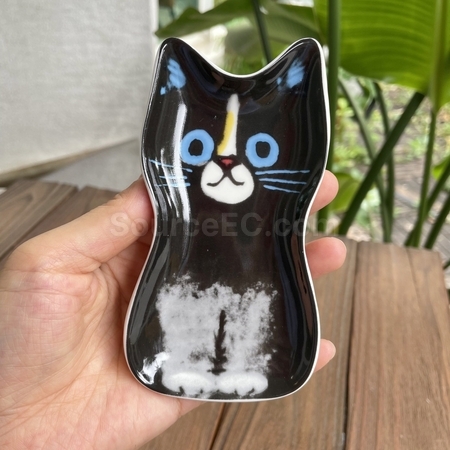 禮品訂造貓咪醬油碟紀念品