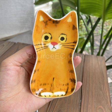 禮品訂造貓咪醬油碟紀念品