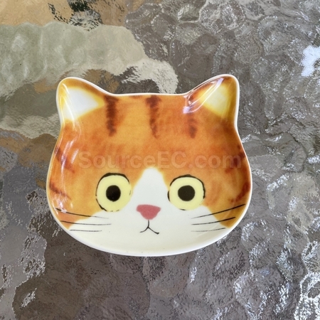 禮品訂造貓咪醬油碟紀念品