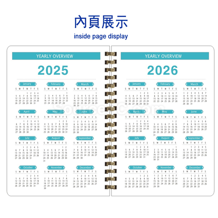 禮品訂造日程記事筆記本紀念品