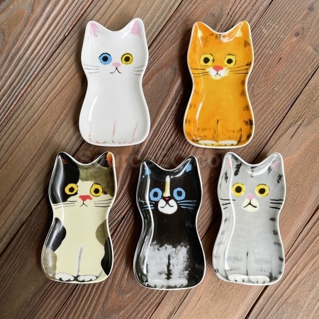 禮品訂造貓咪醬油碟紀念品