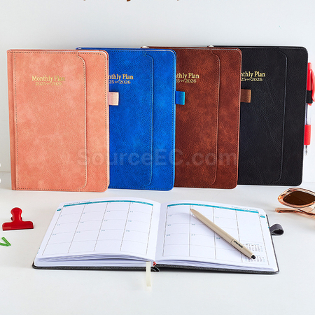 禮品訂造PU日程記事筆記本紀念品