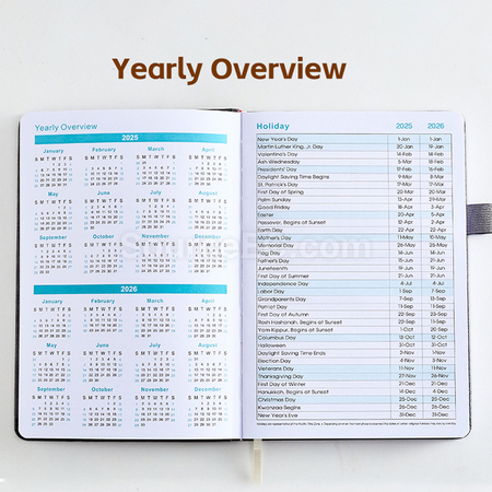 禮品訂造PU日程記事筆記本紀念品