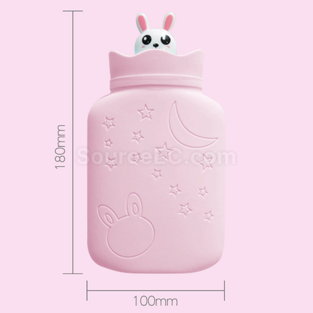 禮品訂造乖乖兔矽膠暖水袋紀念品