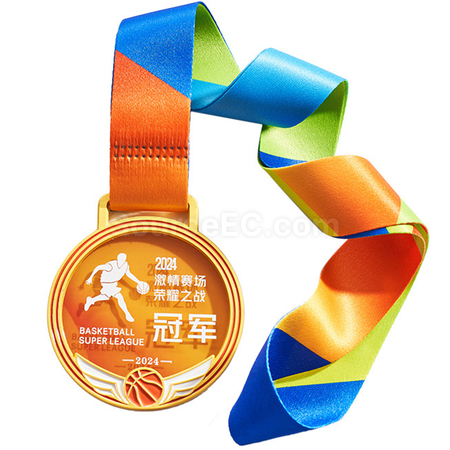 禮品訂造籃球金屬獎牌紀念品