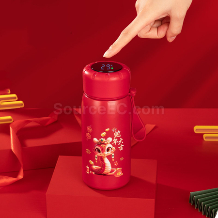 禮品訂造蛇年大吉保溫杯紀念品