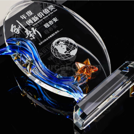 禮品訂造水晶獎座紀念品