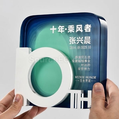 禮品訂造水晶獎座紀念品