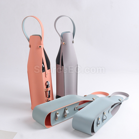 禮品訂造紅酒皮革套紀念品