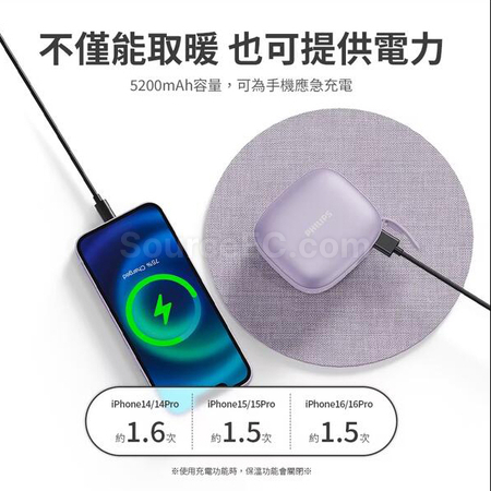 禮品訂造PHILIPS 暖手寶移動電源紀念品