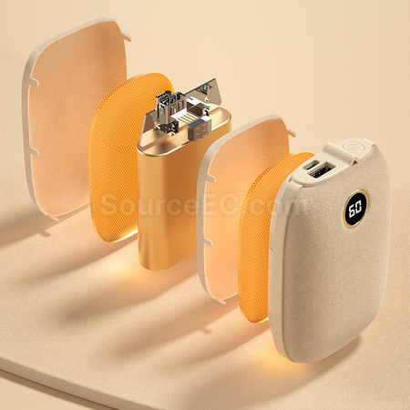 禮品訂造USB毛絨暖手寶移動電源紀念品
