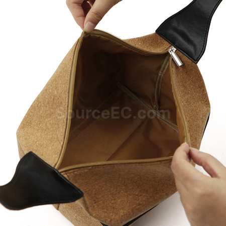 禮品訂造環保木紋收納袋紀念品