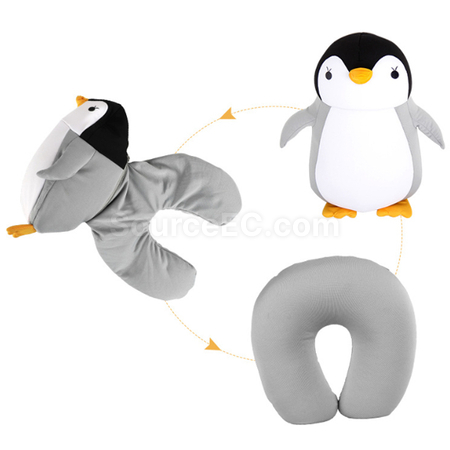 禮品訂造二合一動物頸枕紀念品