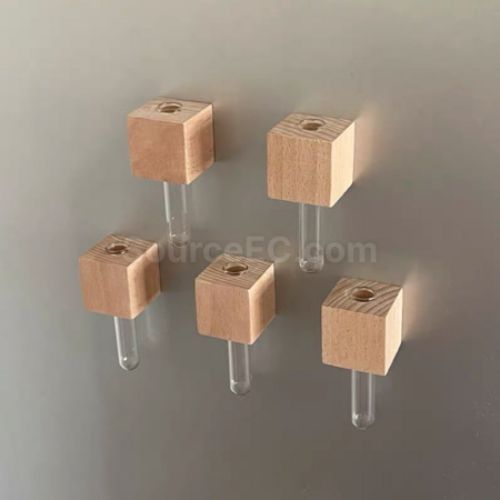禮品訂造磁吸冰箱貼水耕小花瓶紀念品