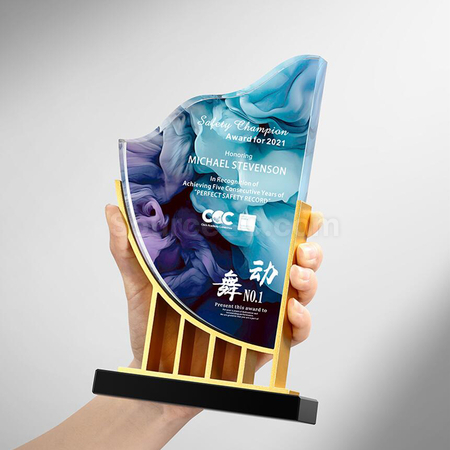 禮品訂造創意水晶獎座紀念品