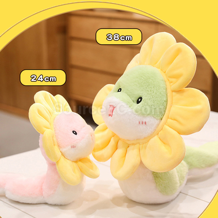 禮品訂造太陽花蛇寶寶公仔紀念品