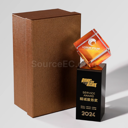 禮品訂造創意水晶獎座紀念品