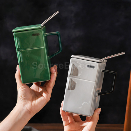 禮品訂造冰箱造型馬克杯紀念品
