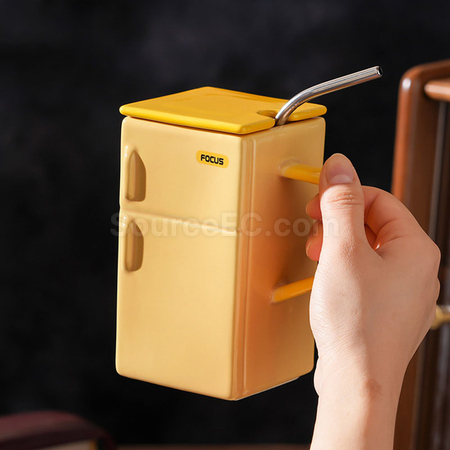 禮品訂造冰箱造型馬克杯紀念品