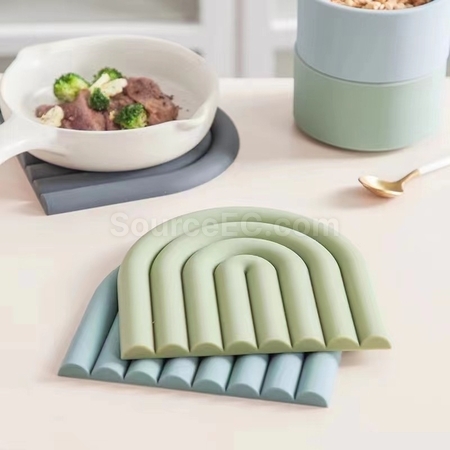 禮品訂造雲朵矽膠隔熱墊紀念品