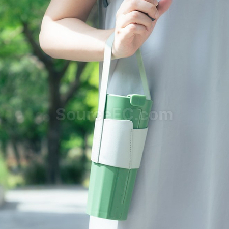 禮品訂造PU手提隔熱杯套紀念品