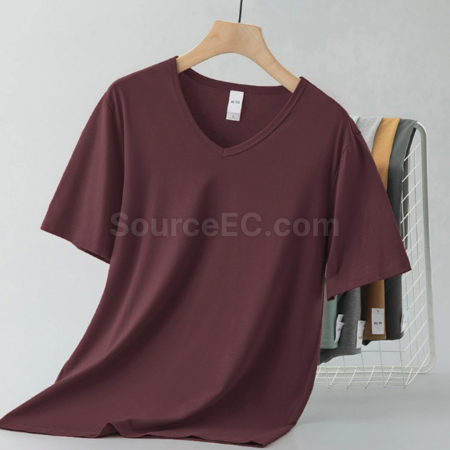 禮品訂造莫代爾V領T恤紀念品