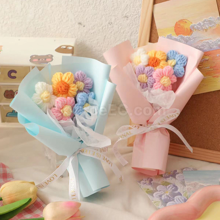 禮品訂造針織小花束紀念品