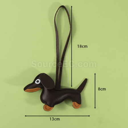 禮品訂造小狗小貓皮製掛件紀念品