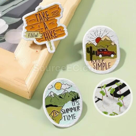 禮品訂造種子紙徽章紀念品