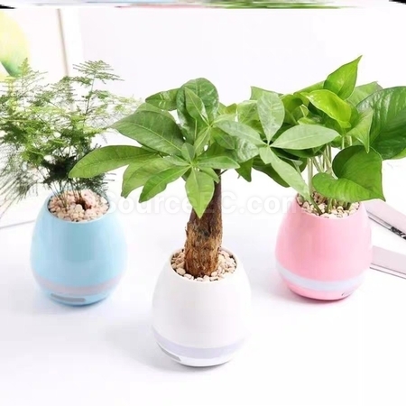 禮品訂造智能音樂花盆藍牙音箱紀念品
