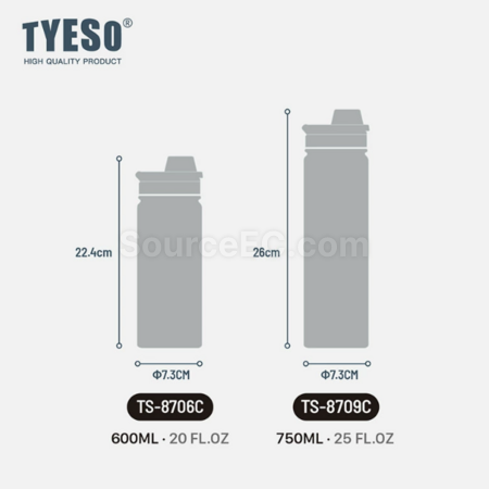 禮品訂造TYESO戶外保溫杯紀念品
