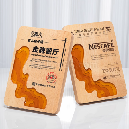 禮品訂造木獎座紀念品