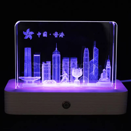 禮品訂造香港地標紀念獎座紀念品
