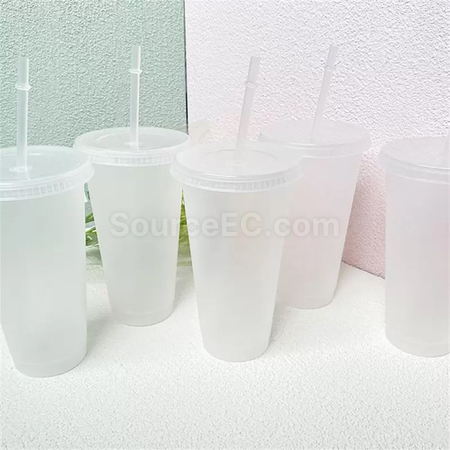 禮品訂造PP粗吸管杯紀念品