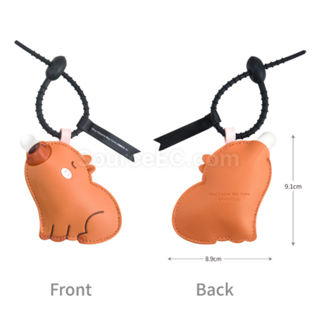 禮品訂造PU動物解壓鑰匙扣掛件紀念品
