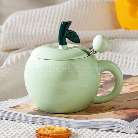 禮品訂造創意蘋果陶瓷杯紀念品