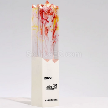 禮品訂造大理石水晶獎座紀念品